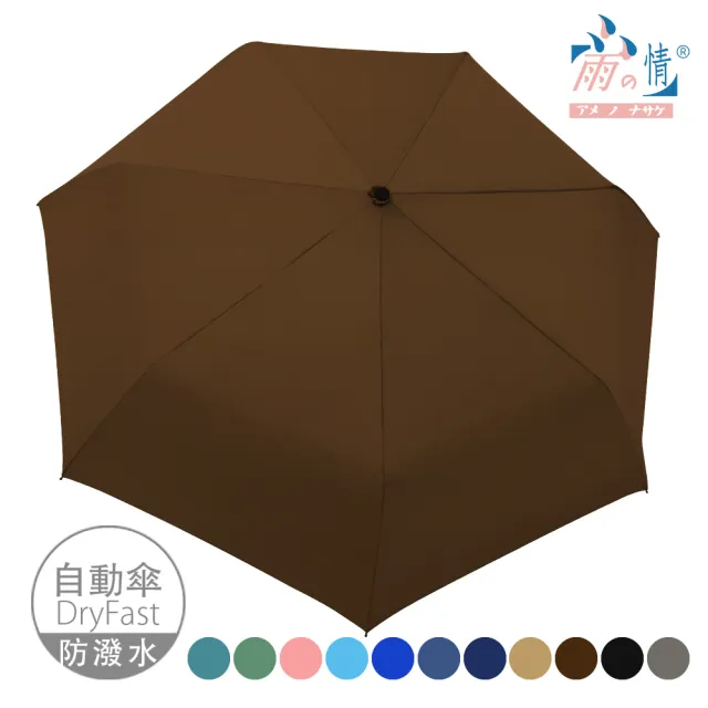 【雨之情】簡約時尚摺壘自動傘(雨傘/折疊傘/摺傘/自動開收)