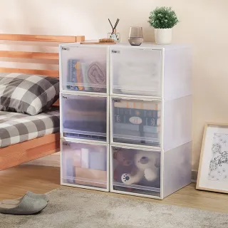 【KEYWAY 聯府】面寬35-贊娜單抽深型整理箱-2入(收納箱 日式 無印風 MIT台灣製造 CK-105)