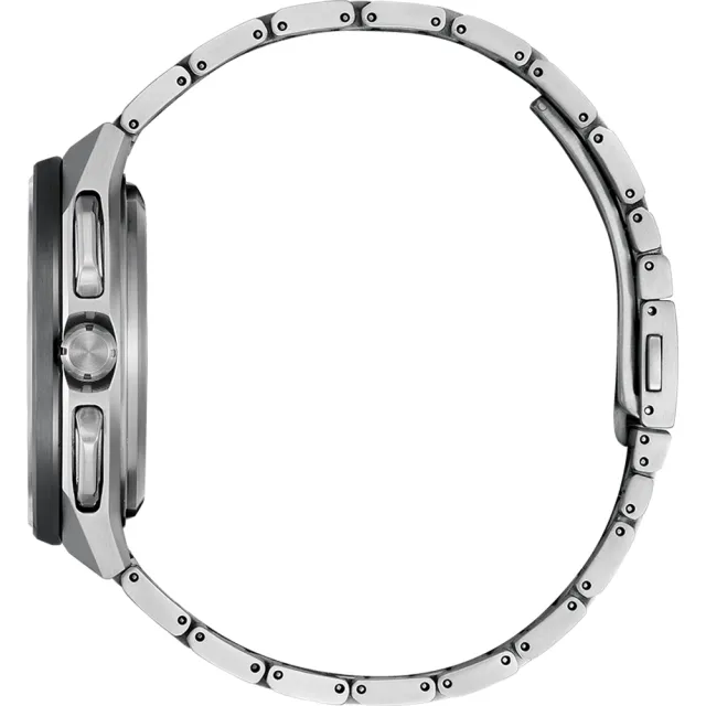 【CITIZEN 星辰】GENTS系列 GPS鈦金屬光動能腕錶 CC3097-52E(Satellite Wave X 限量 星際黑)