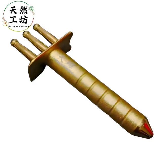 【天然工坊】天磁系列-台灣專利 鈦金版排酸棒(約12500高斯 負極 經絡棒  按摩推拿 高磁性 磁叉棒)