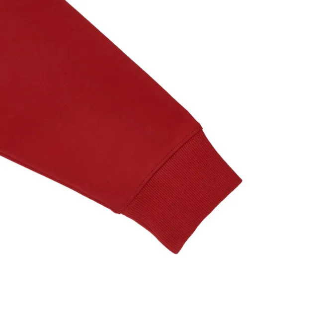 【KANGOL】大學T 紅 落肩 刺繡 休閒 上衣 女(6452100342)