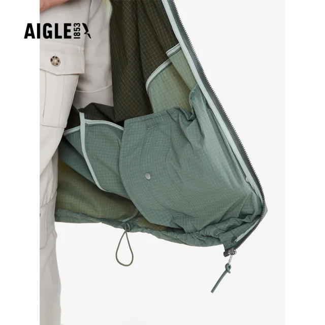 【AIGLE】女 防潑休閒外套 AG-FAX96 2色(女外套 防潑水外套 休閒外套)