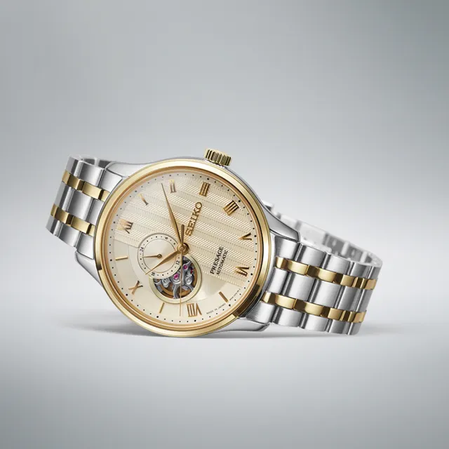 【SEIKO 精工】Presage 日式庭園開芯機械腕錶-41mm_SK040(SSA464J1/4R39-00W0K) 七夕 送禮自用