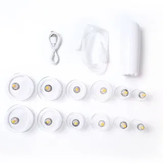 【真空養生】智能電動拔罐刮痧器-附12罐(電動刮痧儀 疏通經絡 全身走罐 美容儀 拔罐器 經絡儀 美體儀)