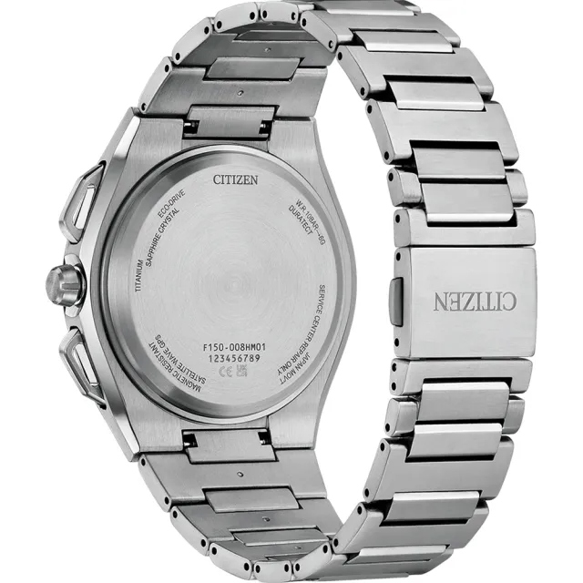 【CITIZEN 星辰】GENTS系列 GPS鈦金屬光動能腕錶 CC3097-52E(Satellite Wave X 限量 星際黑)