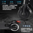 【CARSCAM】LED大燈鋁合金6.5吋智能折疊電動滑板車(贈手機支架+滑板車提袋)