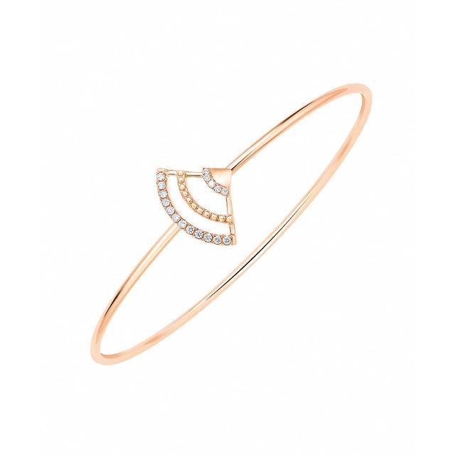 【Just Diamond】鎮金店 18K玫瑰金 永恆之舞 鑽石手環