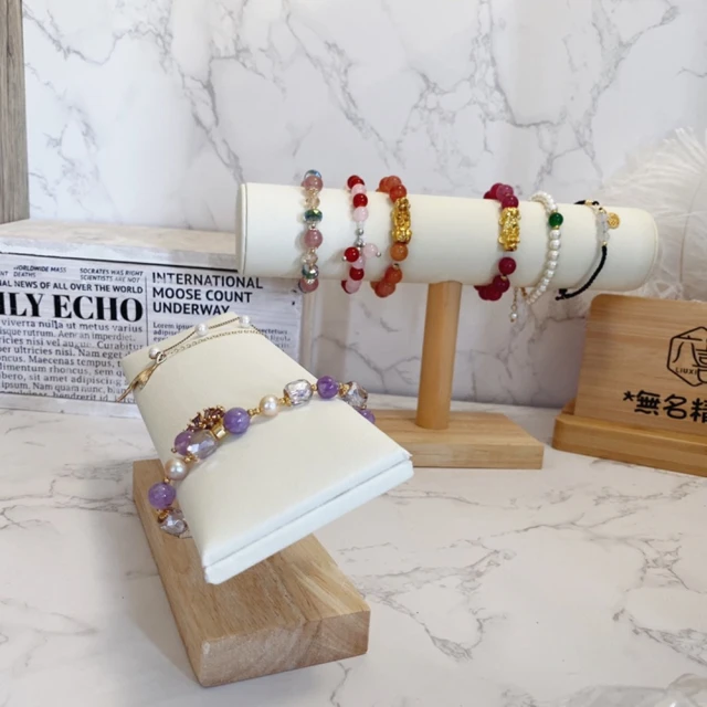 無名精選 分離式手鍊架-四層原色(飾品展示架 桌上收納 手環