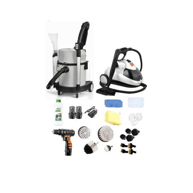 【Koster｜科斯特】■PLUS+■ 織物清潔機+高溫蒸汽機(強力去汙、高溫140℃消毒殺菌、織物3D循環潔淨)