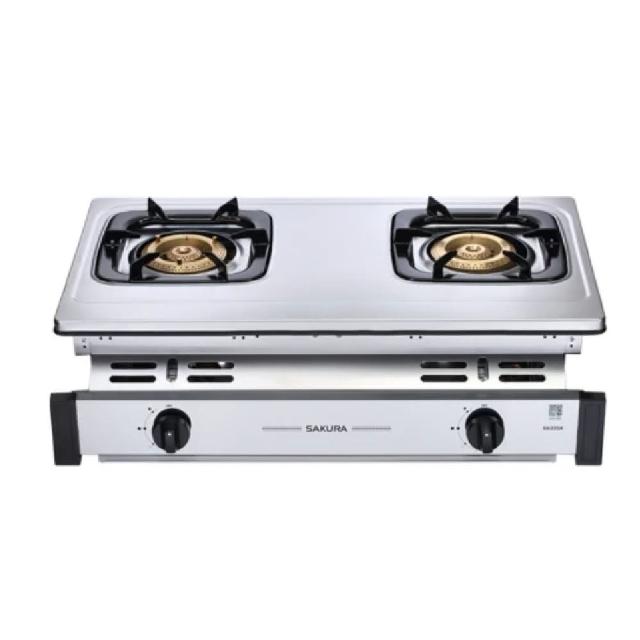 【櫻花】銅爐頭嵌入爐G-6320A(原廠安裝)