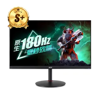 【Acer 宏碁】S+ 福利品 XV272U V3 電競螢幕(27型/2K/180Hz/0.5ms/IPS)