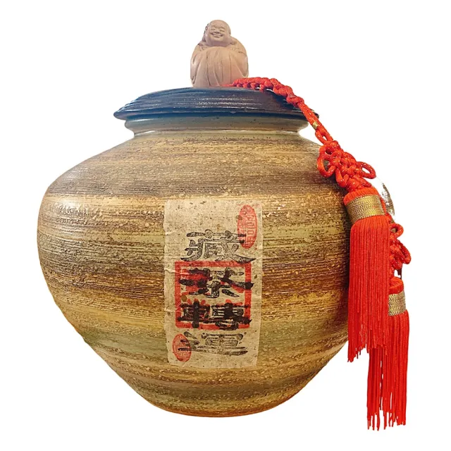 【藏古祥館】20年古樹熟普+日本信樂燒茶倉(20年古樹熟普 日本信樂燒茶倉 散茶)