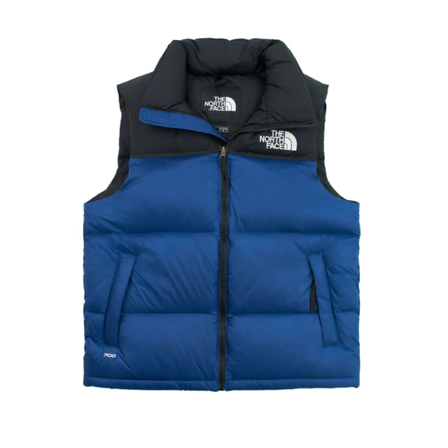 The North Face 北臉 背心 男款 羽絨背心 運動 防潑水 M 1996 RETRO NUPTSE VEST 藍黑 NF0A3JQQF1T