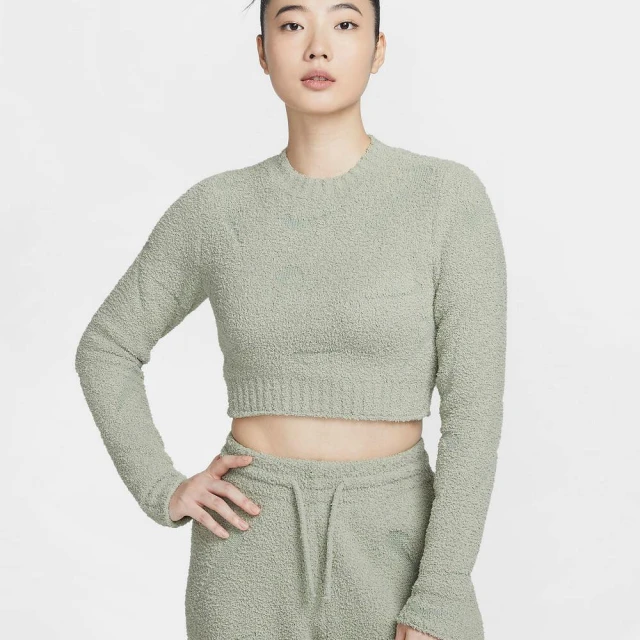 Jessica Red 百搭簡約素色混羊毛圓領針織短袖上衣（