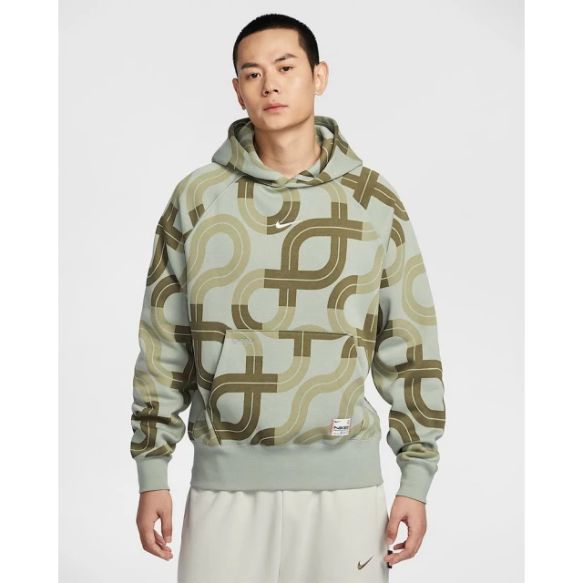 NIKE 耐吉 新年系列 蛇年 連帽上衣 帽T 男款 AS M NSW CNY AOP HOODIE 綠色(HV8207370)