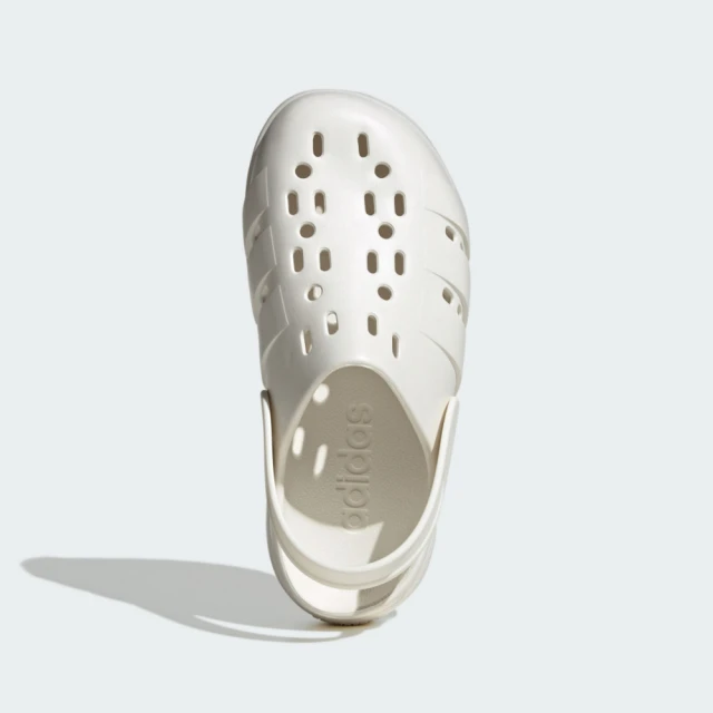 adidas 愛迪達 Adilette Clog Platform 女 涼拖鞋 休閒 厚底 奶白(JP9576)