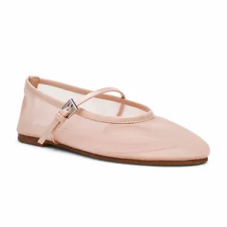 【steve madden】MASH 透膚網布瑪莉珍鞋(杏色)