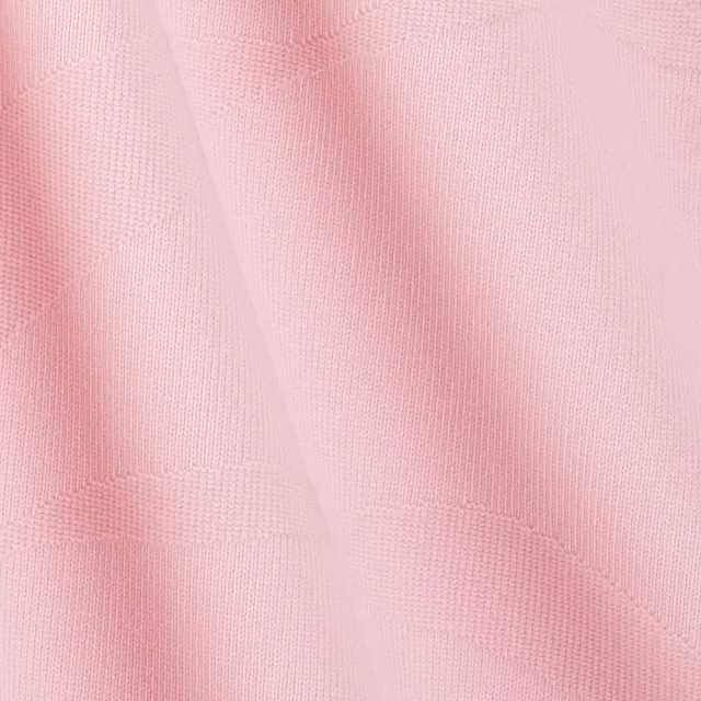 【PING】女款蕾絲剪接緹花薄長袖POLO衫-粉橘(吸濕排汗/抗UV/GOLF/高爾夫球衫/RA24207-23)
