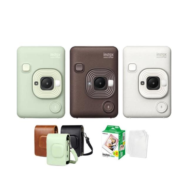 【FUJIFILM 富士】Instax Mini Liplay 拍立得相機(送皮套20張底片...超值組)