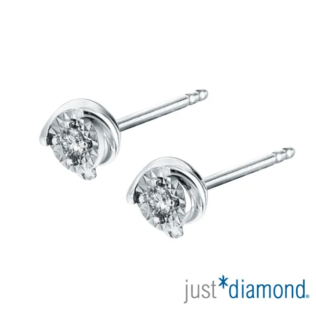 【Just Diamond】鎮金店 18K金 Dreamy 鑽石耳環