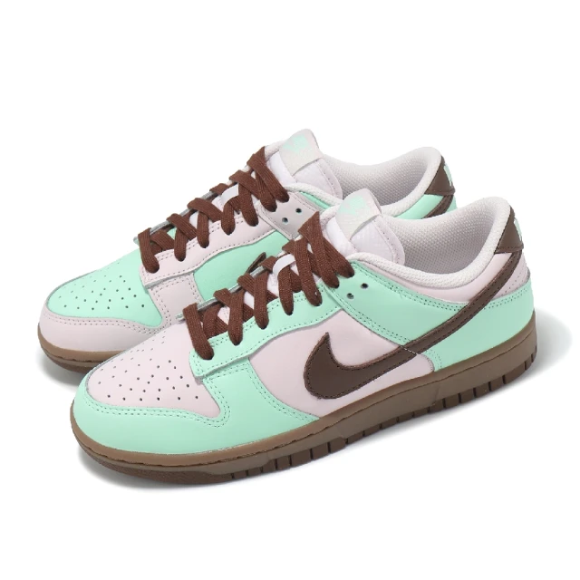 NIKE 耐吉 休閒鞋 Wmns Dunk Low 女鞋 綠 粉紅 薄荷巧克力 低筒(IH0821-679)