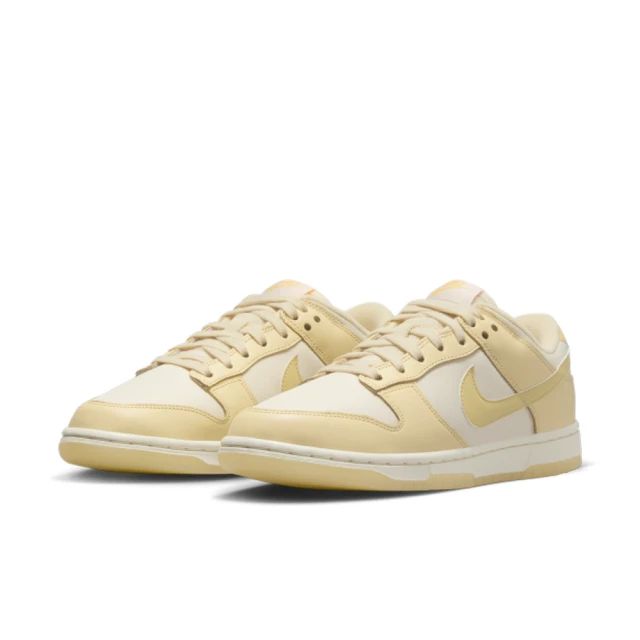 NIKE 耐吉 運動鞋 休閒鞋 女鞋 W NIKE DUNK LOW Team Gold 鵝黃 果凍底 夜間反光(FZ2552100)