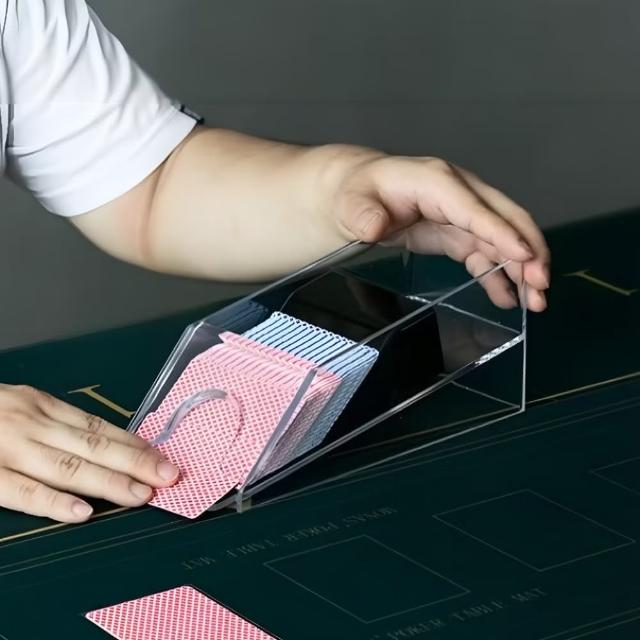【德州專用】專業德州撲克牌輔助發牌器(防凹折 滑順發牌 卡牌 卡片 過年遊戲 博弈桌遊 三國殺)