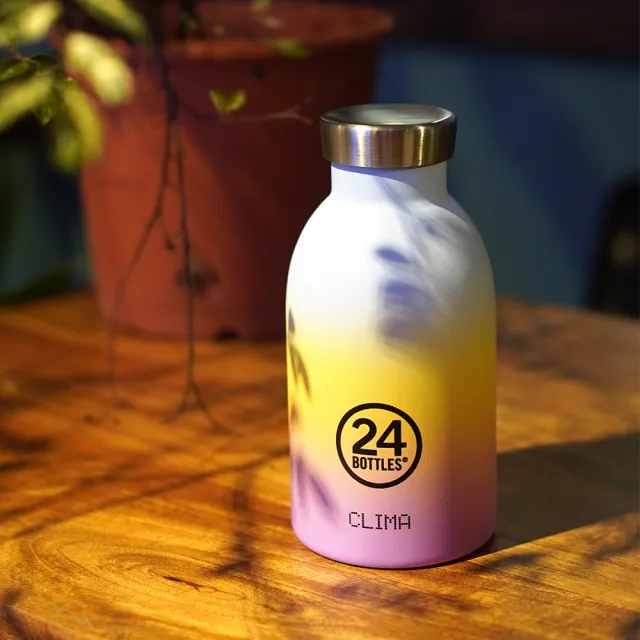 【24bottles】官方直營 不鏽鋼雙層保溫瓶 330ml - 幸福光蘊(輕量、僅210g! 減少攜帶負重)