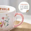 【SENSE LAB·好感製所】Disney迪士尼 花草維尼大容量陶瓷馬克杯500ml(4款一組/也可當湯杯/對杯)