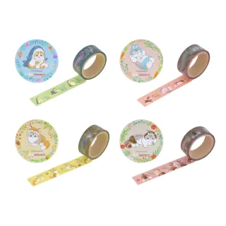 【sun-star】貓福珊迪Mofusand 可愛裝扮 透明膠帶(4款可選/日本進口/貓福珊迪/膠帶/玻璃紙膠帶)