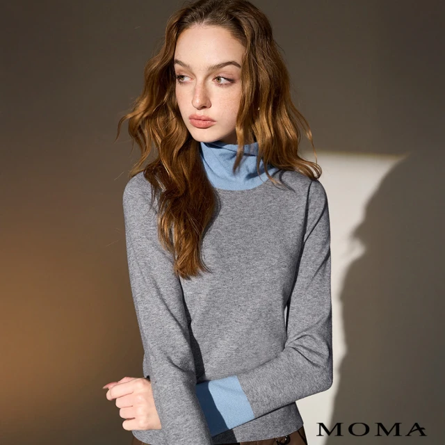 MOMA 羊毛毛呢千鳥格紋鉛筆裙(咖啡色)優惠推薦