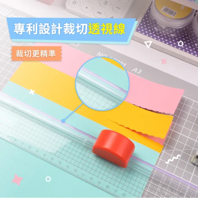 【KW-triO】七合一輕量裁紙刀 13203(花型裁紙刀/裁紙機/輕型裁紙機)