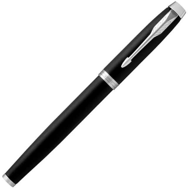 【PARKER】派克 新IM 經典霧黑白夾 F尖鋼筆