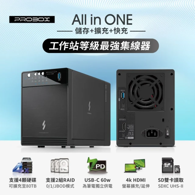 PROBOX HFR7-SU31CD 最強4層式集線硬碟RA