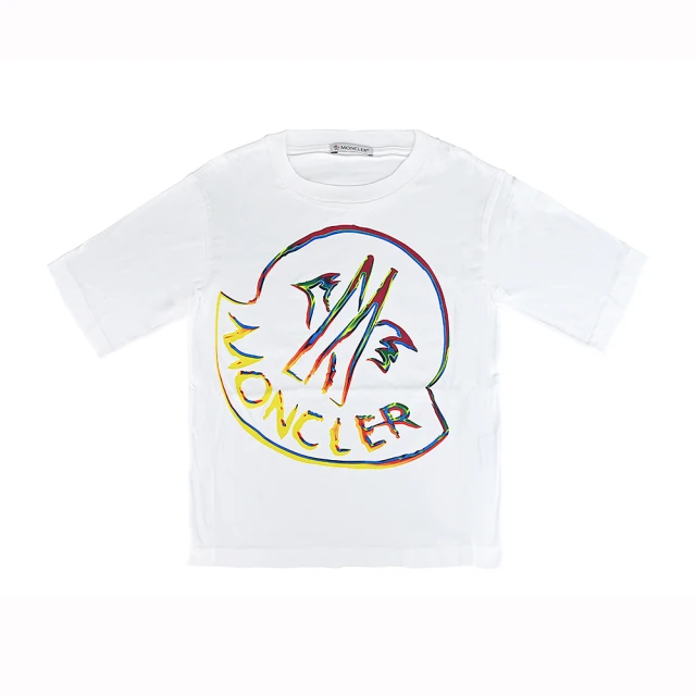 MONCLER MONCLER正面印花圖案LOGO多色漸變設