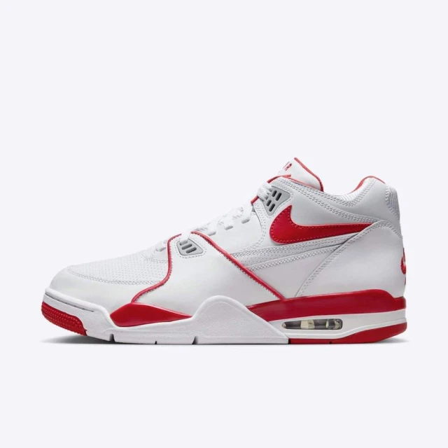 NIKE 耐吉 Air Flight 89 OG 男 運動休閒鞋 復古 球鞋 舒適 穿搭 白 紅(HM3467-100)