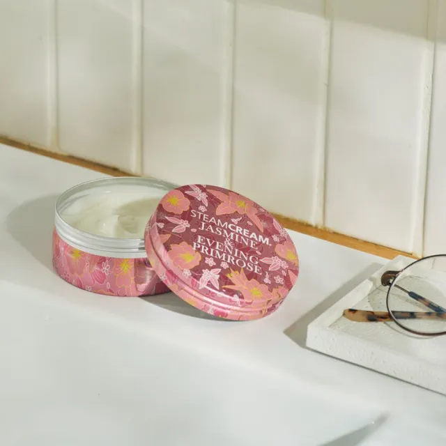 【STEAMCREAM 蒸汽乳霜】1430/茉莉與月見草 75g(甜美優雅香氣)