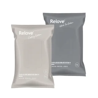 【Relove】30秒私密肌弱酸清潔濕紙巾2款任選 綠茶香氛/微涼玫瑰(10+5抽/包  私密清潔 新包裝 可溶於馬桶)