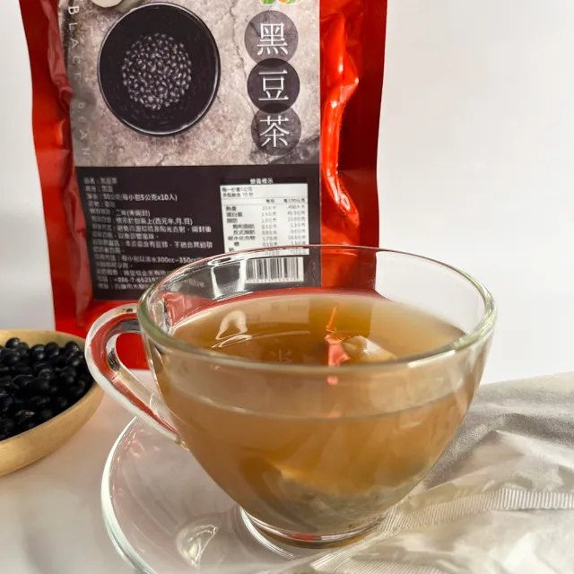 【王媽媽推薦】養生黑豆茶10包組(5g*10小包/包)