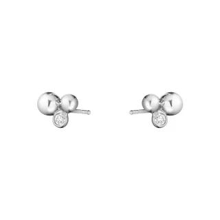 【Georg Jensen 官方旗艦店】MOONLIGHT GRAPES 純銀鑽石耳環(銀飾 耳環)