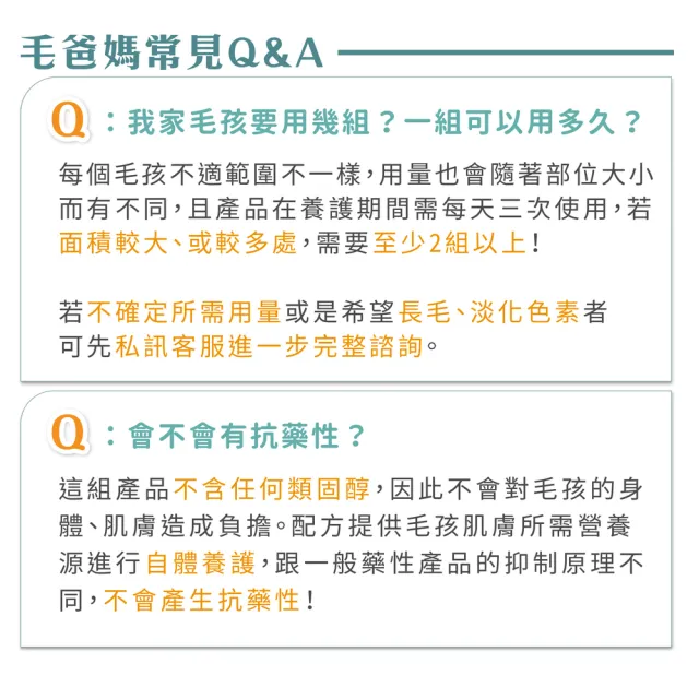 【GOODMO 歸毛家族】舒敏保濕洗毛乳300ML護膚噴液x2精萃營養霜/修護霜x2(全齡貓狗護膚/無抗生素類固醇)