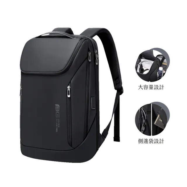 【Azaer】雙11 商務大容量後背包 雙肩包 電腦包(USB充電包 筆電包 男包 旅行包 運動包 通勤包)