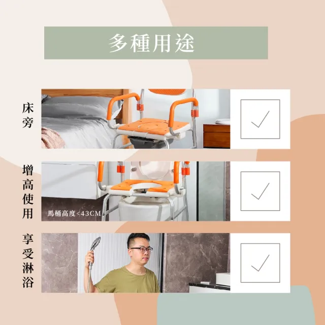 【KIDS PARK】老人孕婦洗澡凳/坐便款(洗澡椅/沐浴椅/淋浴椅防滑椅/孕婦洗澡椅/老人洗澡椅/日本馬桶椅)