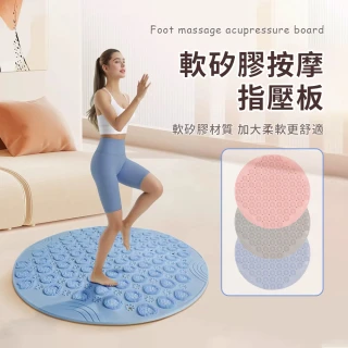 【Pritoo】超慢跑足底按摩腳墊 加厚趾壓板 健身訓練足墊 足底按摩墊 防滑按摩腳墊(久站族適用/疏通經絡)