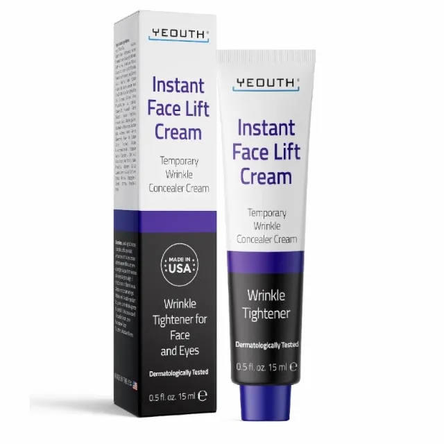 【YEOUTH 悠絲】妝前緊緻霜Instant Face Lift Cream(15ml 潤色 緊緻遮瑕)