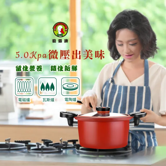 【鵝頭牌】6公升微壓料理鍋a(CI-2800B)