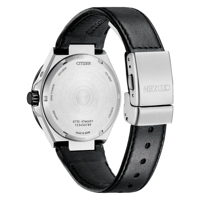 【CITIZEN 星辰】鈦金屬光動能三重日曆月相手錶  禮物  手錶(BU0066-11W)