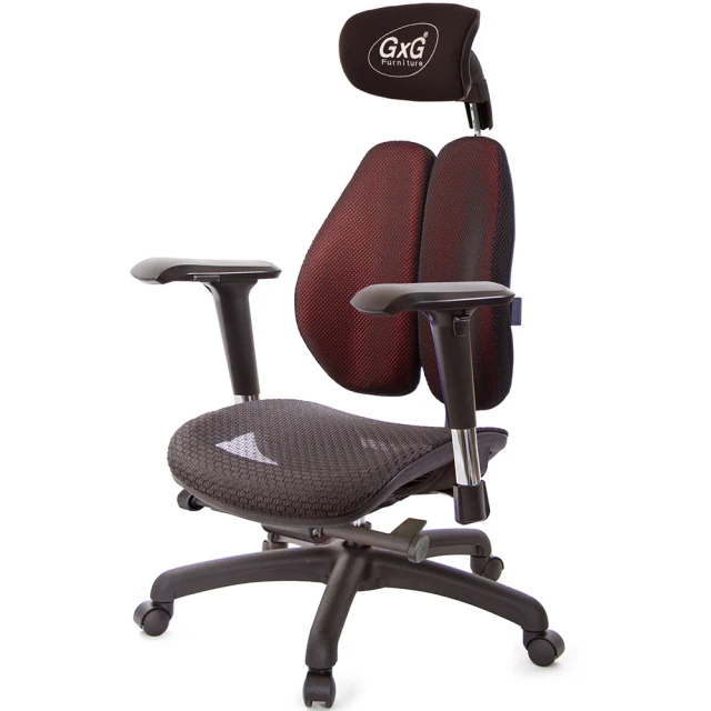 GXG 吉加吉 大網座 雙背工學椅 4D金屬扶手(TW-3676 EA7)
