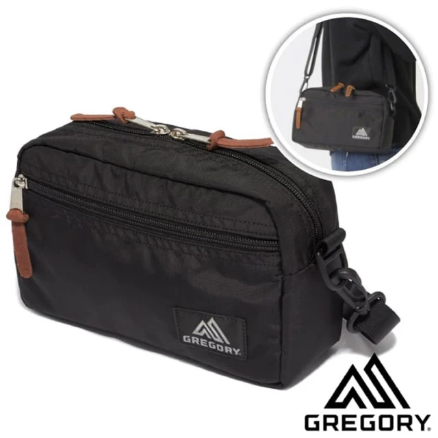 Gregory PAD SHOULDER POUCH 2.5L 可調式側背包_M.郵差包.斜背包(65380-1041 黑)