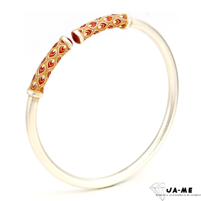 JA-ME 999.9千足銀古銀琺瑯彩繪項鍊優惠推薦